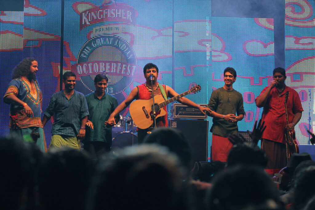 The Raghu Dixit Project enthralling audience at Kingfisher Premium The Great Indian Octoberfest 2013